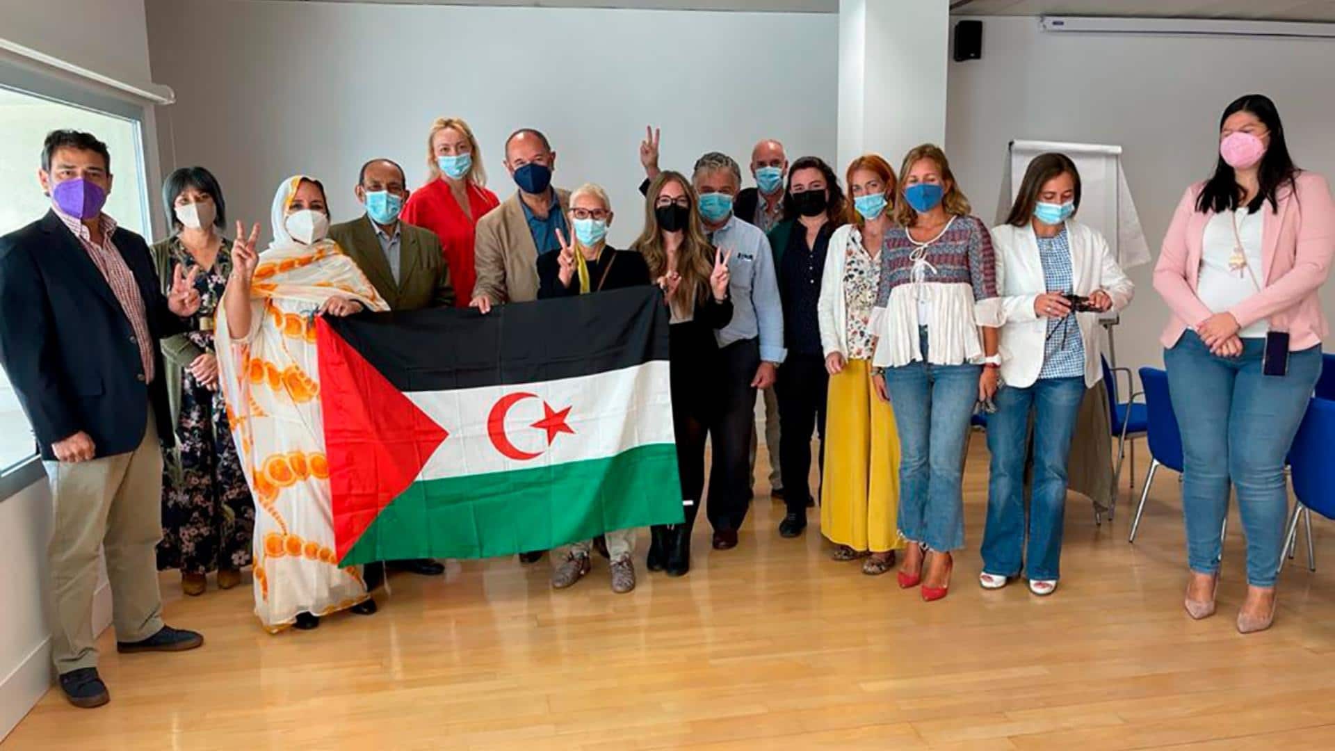 Día de Firma del ayuntamiento con la asociación del pueblo saharaui