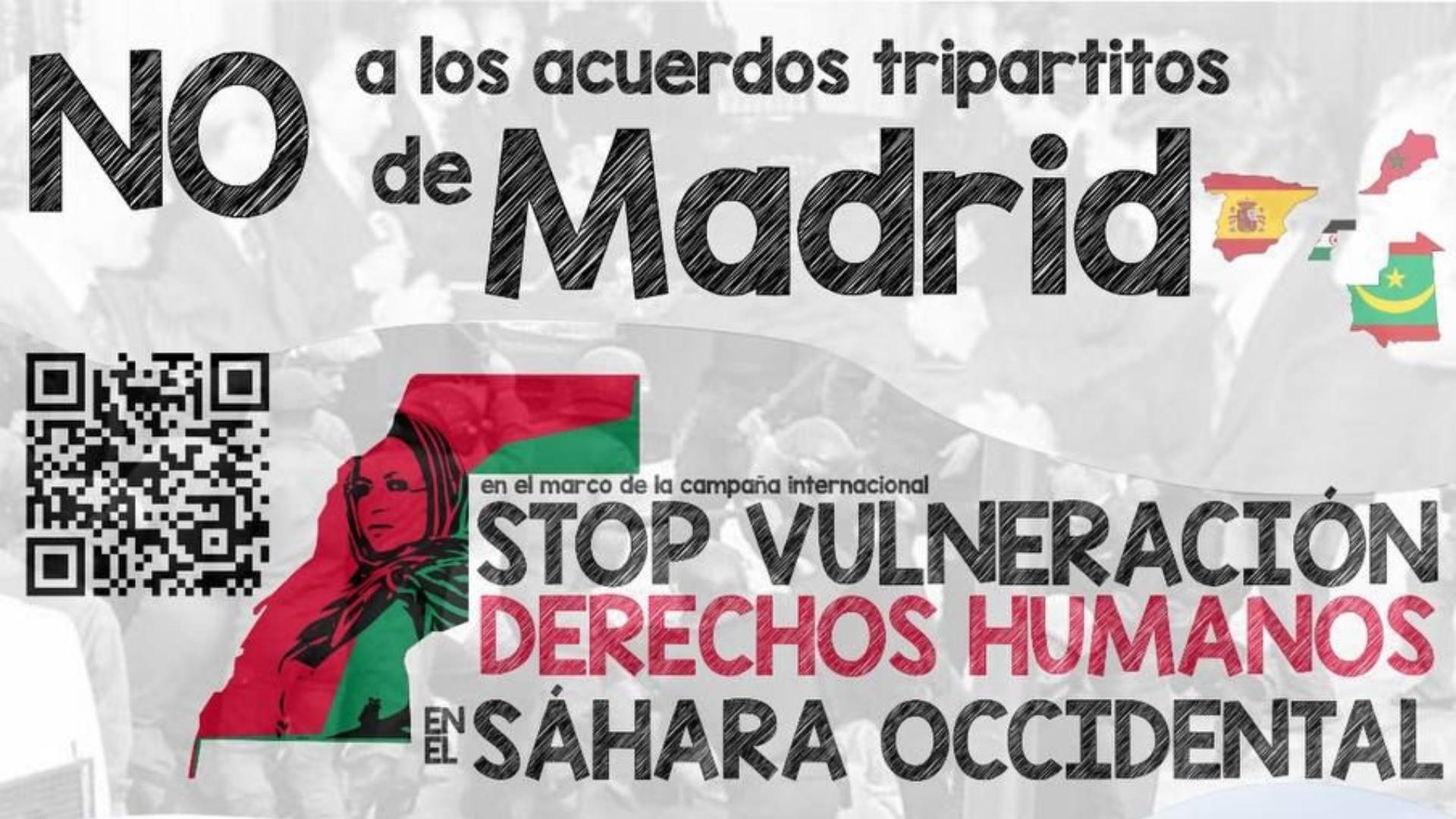 Manifestación Sahara Madrid 2021 13N